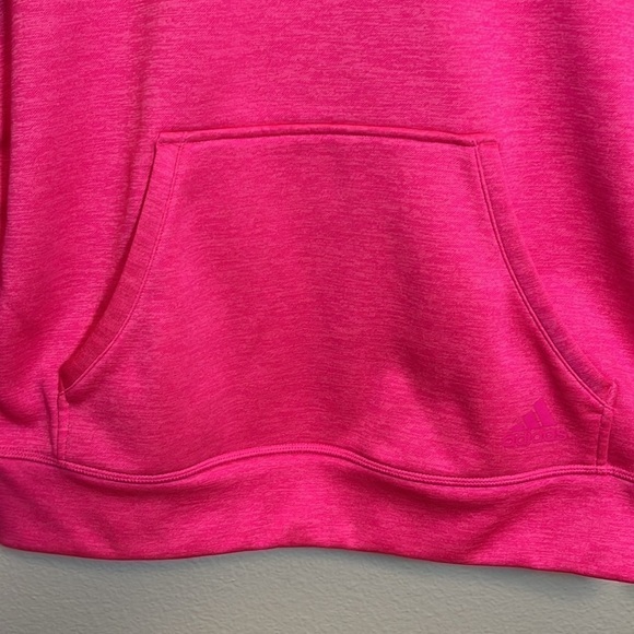 ADIDAS Pink Pullover Athletic Hoodie Sweatshirt - Picture 3 of 10